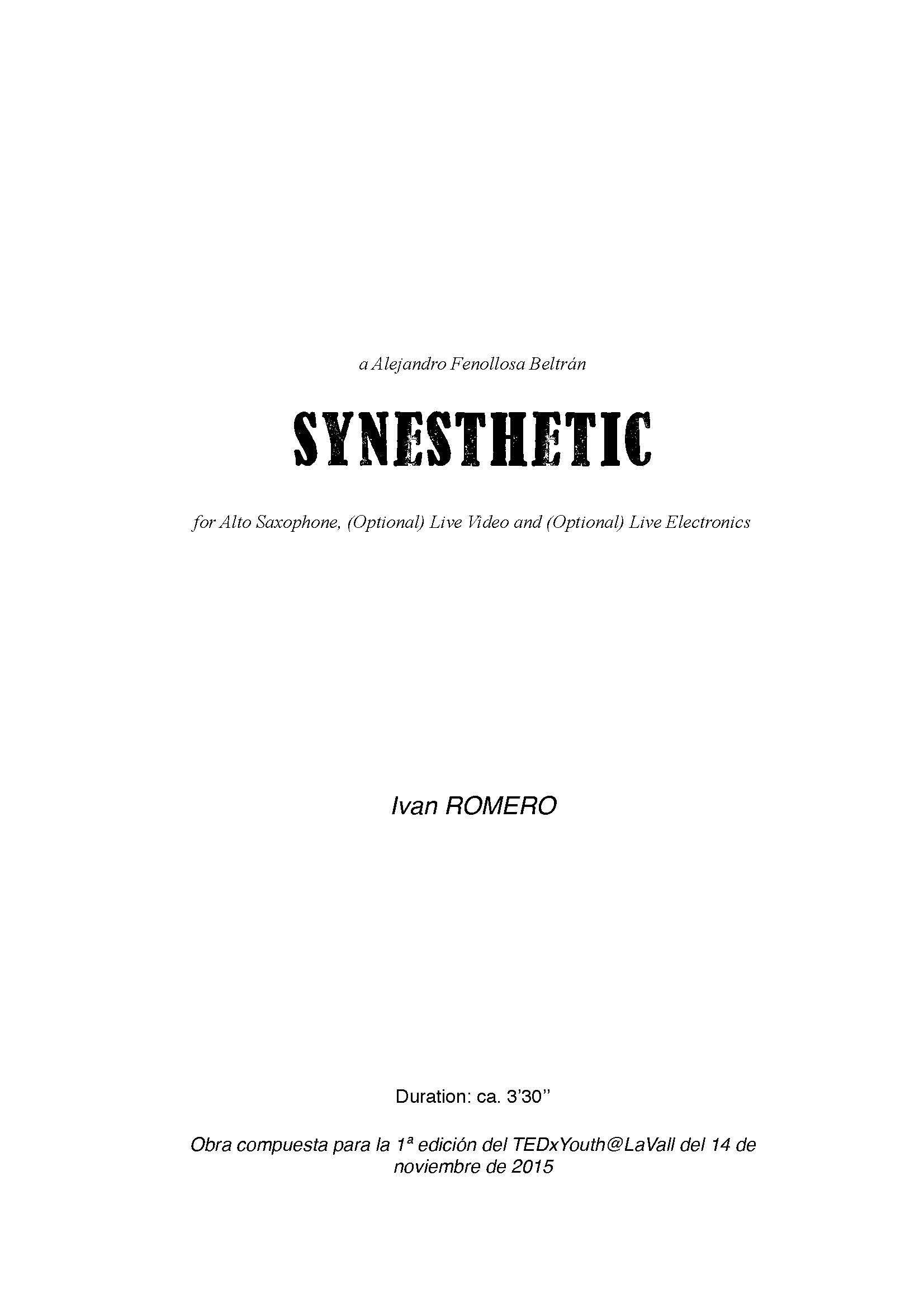 Synesthetic